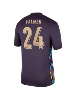 England Cole Palmer #24 Replika Borta Kläder EM 2024 Kortärmad